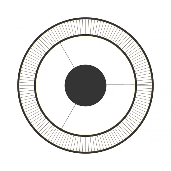 Suspensie BALU MD3328-2M-3BT Zumaline LED, Negru, Polonia