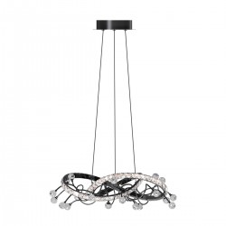 Suspensie MAIA MD3481-1S-3BCT Zumaline LED, Negru, Polonia
