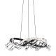 Suspensie MAIA MD3481-1S-3BCT Zumaline LED, Negru, Polonia