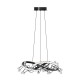 Suspensie MAIA MD3481-1S-3BCT Zumaline LED, Negru, Polonia