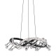 Suspensie MAIA MD3481-1S-3BCT Zumaline LED, Negru, Polonia