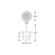 Pendul NIRA MD3523-14L-EBCN Zumaline E14, Negru, Polonia