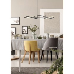 Suspensie DOMENICO MD3544-1-3BT Zumaline LED, Negru, Polonia