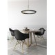 Suspensie MALU MD3689-1M-3BGT Zumaline LED, Negru, Polonia