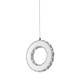 Pendul GIRONA MD3713-1-3CT Zumaline LED, Crom, Polonia