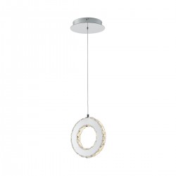 Pendul GIRONA MD3713-1-3CT Zumaline LED, Crom, Polonia