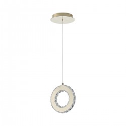 Pendul GIRONA MD3713-1-3GT Zumaline LED, Auriu, Polonia