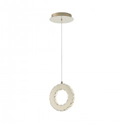 Pendul GIRONA MD3713-1-3GT Zumaline LED, Auriu, Polonia