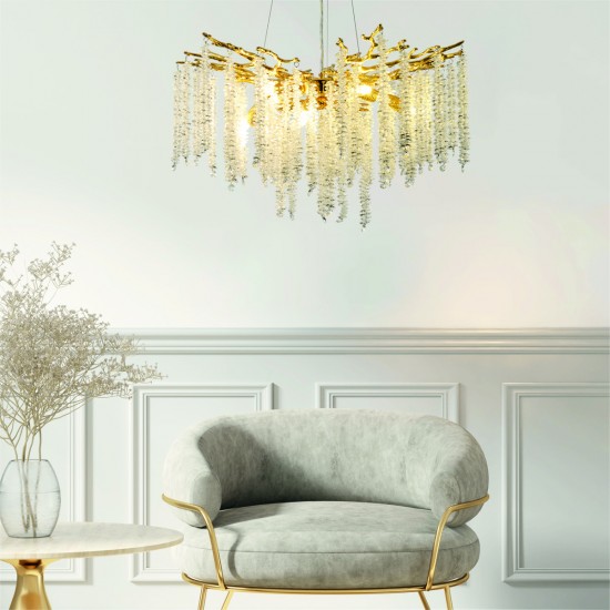 Candelabru DIJON MD3720-1-EGN Zumaline G9, Auriu, Polonia