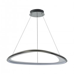 Suspensie GETAFE MD3888-1L-3BCT Zumaline LED, Negru, Polonia