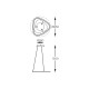 Suspensie GETAFE MD3888-1L-3BCT Zumaline LED, Negru, Polonia