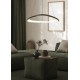 Suspensie GETAFE MD3888-1L-3BCT Zumaline LED, Negru, Polonia