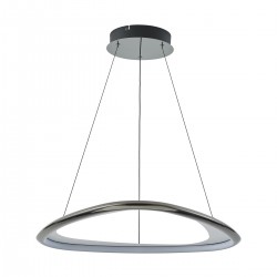 Suspensie GETAFE MD3888-1S-3BCT Zumaline LED, Negru, Polonia