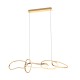 Suspensie CHOLET MD7361-5A-EGT Zumaline LED, Auriu, Polonia