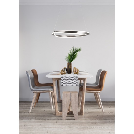 Suspensie GIRONA MD9190-1S-3NT Zumaline LED, Nisip, Polonia