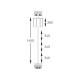 Lampadar NIRA ML3523-3-EGN Zumaline E14, Auriu, Polonia