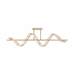 Lustra Plafon ATHESA MX3170-1-3GT Zumaline LED, Auriu, Polonia