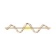 Lustra Plafon ATHESA MX3170-1-3GT Zumaline LED, Auriu, Polonia