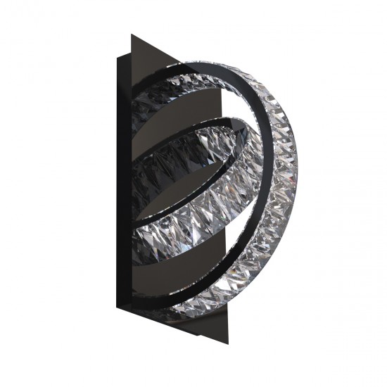 Lustra Plafon TULA MX3274-2-3BCT Zumaline LED, Negru, Polonia