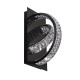 Lustra Plafon TULA MX3274-2-3BCT Zumaline LED, Negru, Polonia