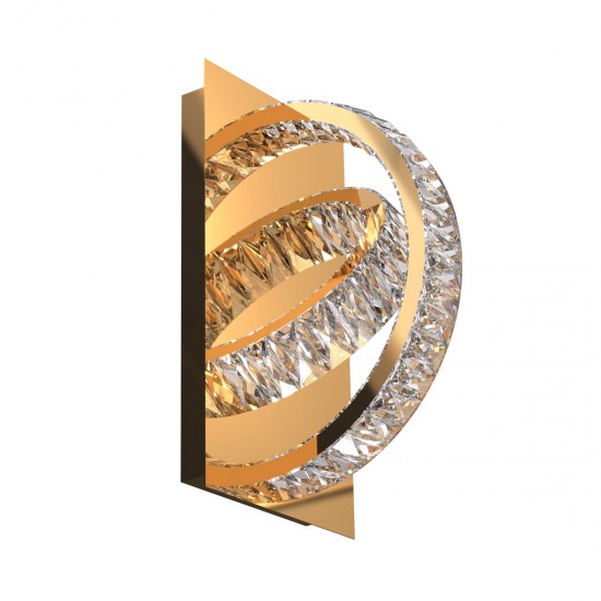 Lustra Plafon TULA MX3274-2-3GT Zumaline LED, Auriu, Polonia