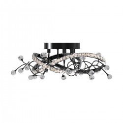 Lustra Plafon MAIA MX3481-1S-3BCT Zumaline LED, Negru, Polonia