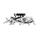 Lustra Plafon MAIA MX3481-1S-3BCT Zumaline LED, Negru, Polonia