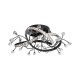 Lustra Plafon MAIA MX3481-1S-3BCT Zumaline LED, Negru, Polonia