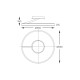 Suspensie MALU MX3689-1L-3BGT Zumaline LED, Negru, Polonia