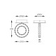 Plafoniera GIRONA MX3713-1-3CT Zumaline LED, Crom, Polonia