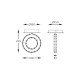 Plafoniera GIRONA MX3713-1-3GT Zumaline LED, Auriu, Polonia