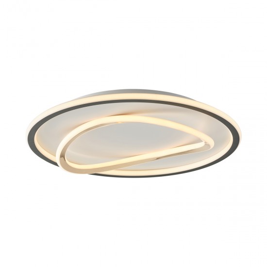 Plafoniera LENS MX3889-1A-3BGT Zumaline LED, Auriu, Polonia