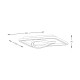 Plafoniera LENS MX3889-1B-3BGT Zumaline LED, Auriu, Polonia
