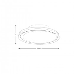 Plafoniera APART MX4168-1-3WGT Zumaline LED, Alb, Polonia