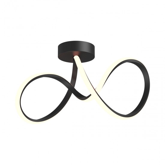 Lustra Plafon CLINT MX6347-1-3BT Zumaline LED, Negru, Polonia