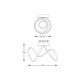 Lustra Plafon CLINT MX6347-1-3BT Zumaline LED, Negru, Polonia