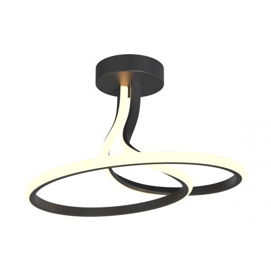Lustra Plafon CLINT MX6349-1-3BT Zumaline LED, Negru, Polonia