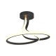 Lustra Plafon CLINT MX6349-1-3BT Zumaline LED, Negru, Polonia