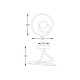 Lustra Plafon CLINT MX6349-1-3BT Zumaline LED, Negru, Polonia