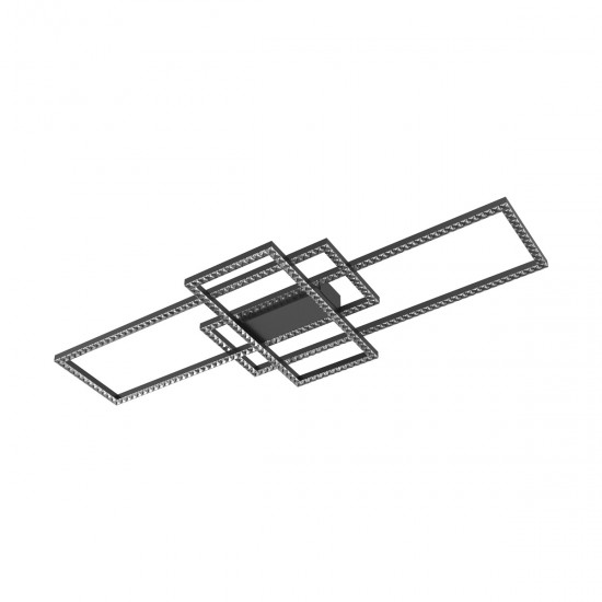 Lustra Plafon ERVI MX7907-3B-3BT Zumaline LED, Negru, Polonia