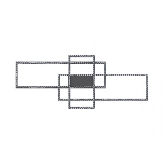 Lustra Plafon ERVI MX7907-3B-3BT Zumaline LED, Negru, Polonia