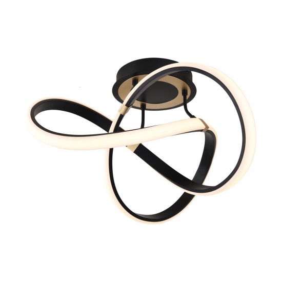 Lustra Plafon INDIGO MX9717-1-3BGD Zumaline LED, Negru, Polonia