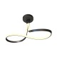 Lustra Plafon VISO MX9932-1-3BD Zumaline LED, Negru, Polonia