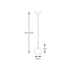 Pendul CRYSTAL P0076-01A-F7HF Zumaline G9, Auriu, Polonia