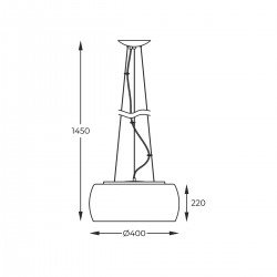 Suspensie CRYSTAL P0076-05L-F4FZ Zumaline G9, Crom, Polonia