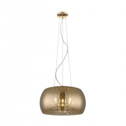 Suspensie CRYSTAL P0076-05L-F7HF Zumaline G9, Auriu, Polonia