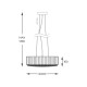 Candelabru PRINCE P0360-05B-F4AC Zumaline G9, Argintiu, Polonia