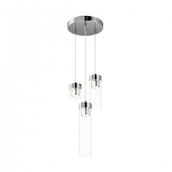 Suspensie GEM P0389-03D-F4AC Zumaline G9, Crom, Polonia