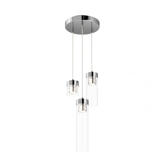 Suspensie GEM P0389-03D-F4AC Zumaline G9, Crom, Polonia