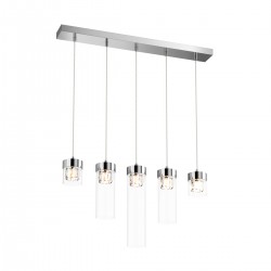 Suspensie GEM P0389-05E-B5AC Zumaline G9, Crom, Polonia